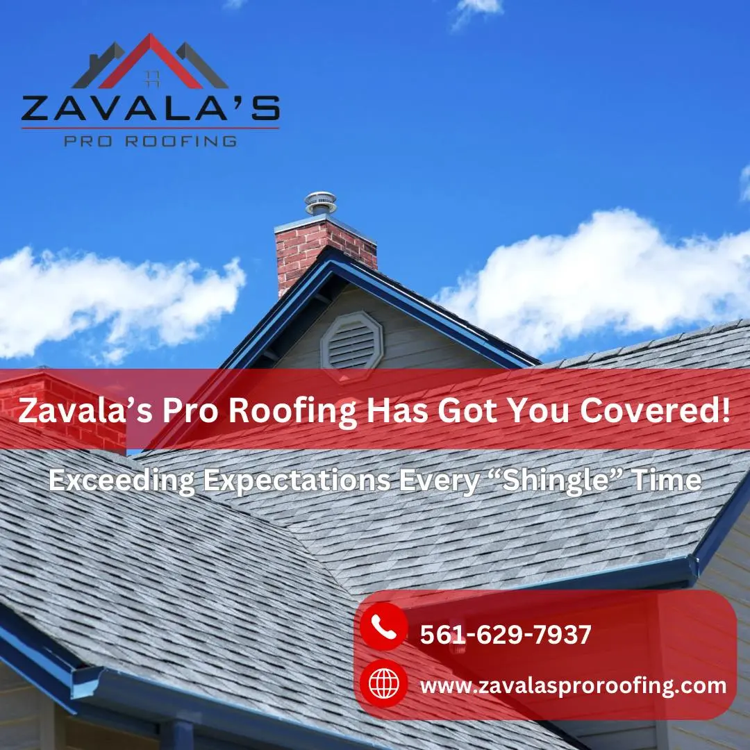 Zavala's Pro Roofing team at work